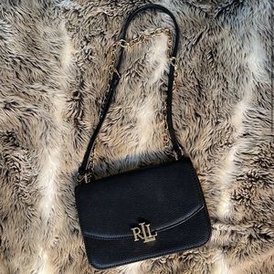 Pebbled Leather Madison Crossbody Bag